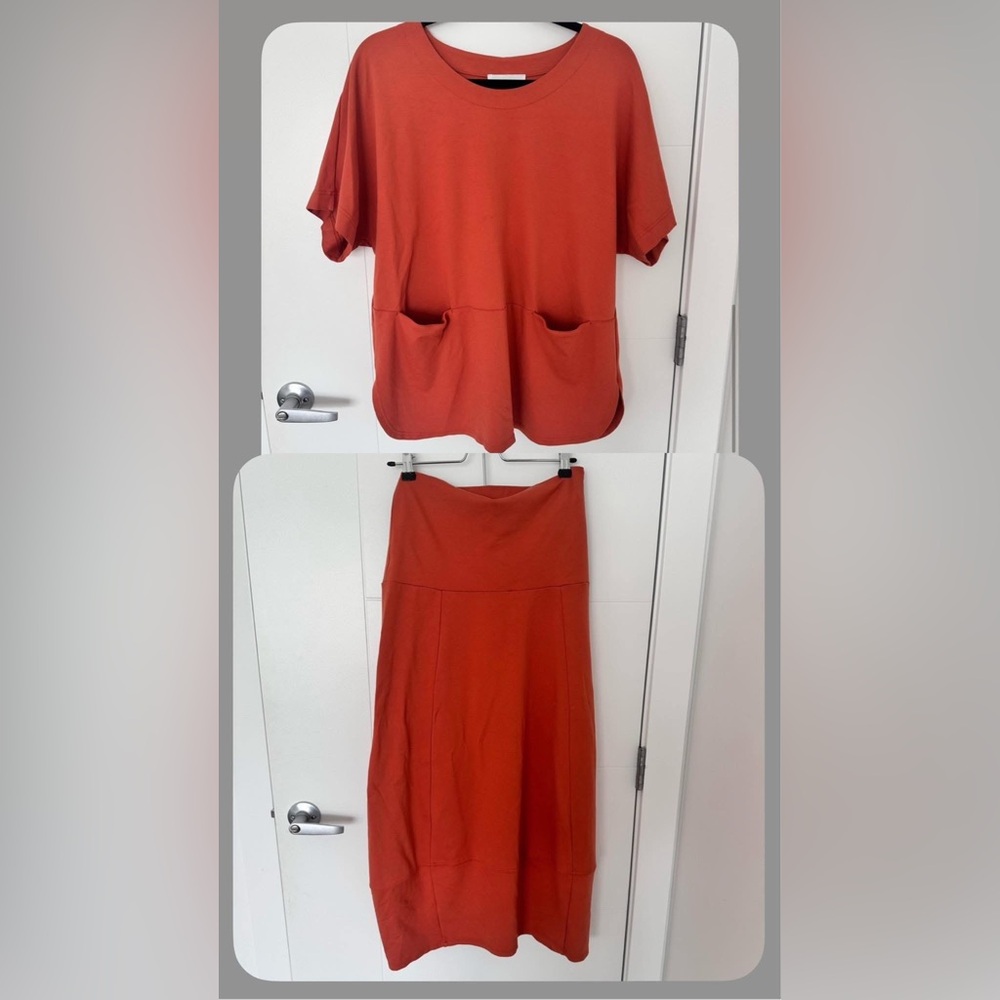 🍁 NOEN Skirt Set – Minimalist Two-Piece Outfit